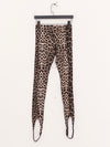 BASERANGE 25 Autumn/Winter SYNC Skinny Stirrup Casual Pants BAS-PASL-CI-AU25-LEOPARD